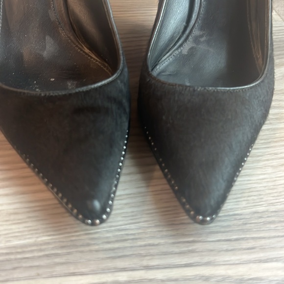 Coach Tamera black haircalf heel, size 8. 3.5” heel. In very good shape. - Picture 4 of 10